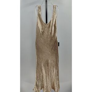 Lulu's Elegant Gold Dress